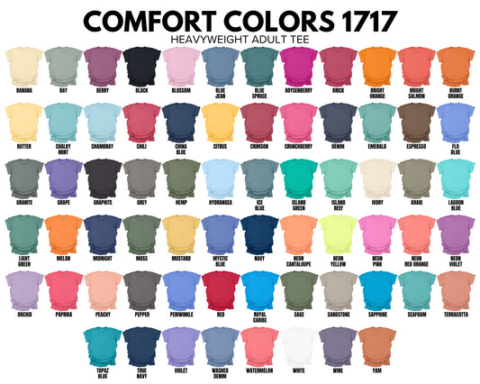 ADD ON: COMFORT COLORS T-SHIRT UPGRADE